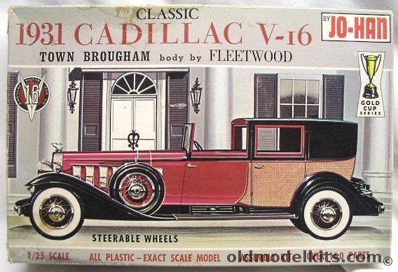 Jo-Han 1/25 1931 Cadillac V-16 Town Brougham Fleetwood Body, GC731 plastic model kit